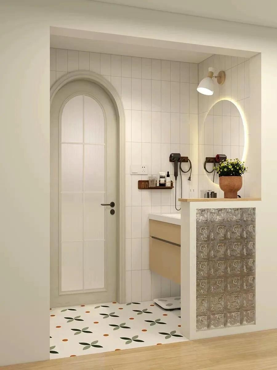 卫生间玻璃隔断做多高,2024年卫生间玻璃隔断最流行款式