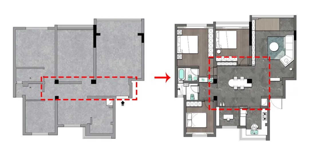 家里过道很长,家里有条长长的过道怎么设计