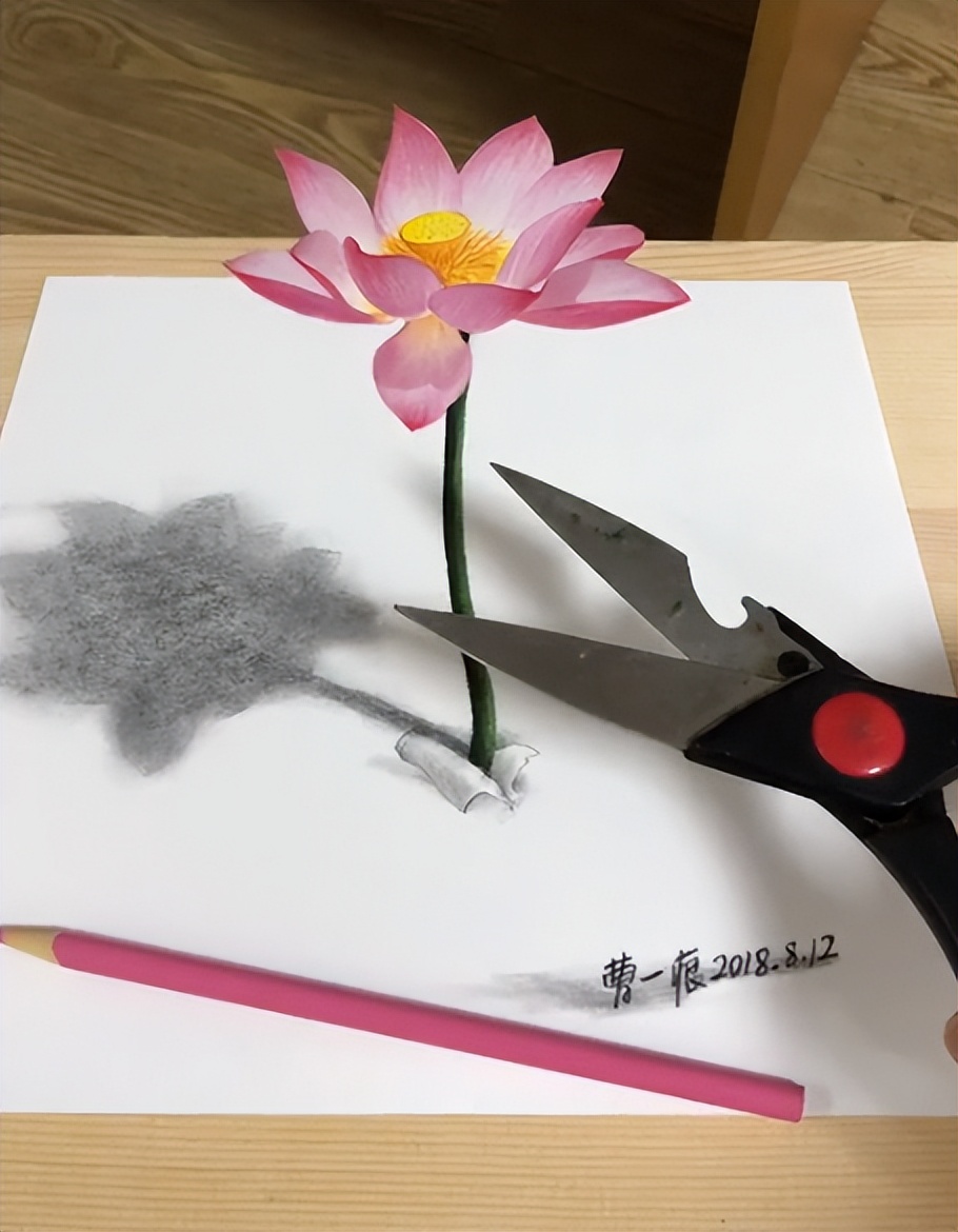 3D绘画牛人多厉害?画出真假难辨的“立体美女”,震惊500万网友