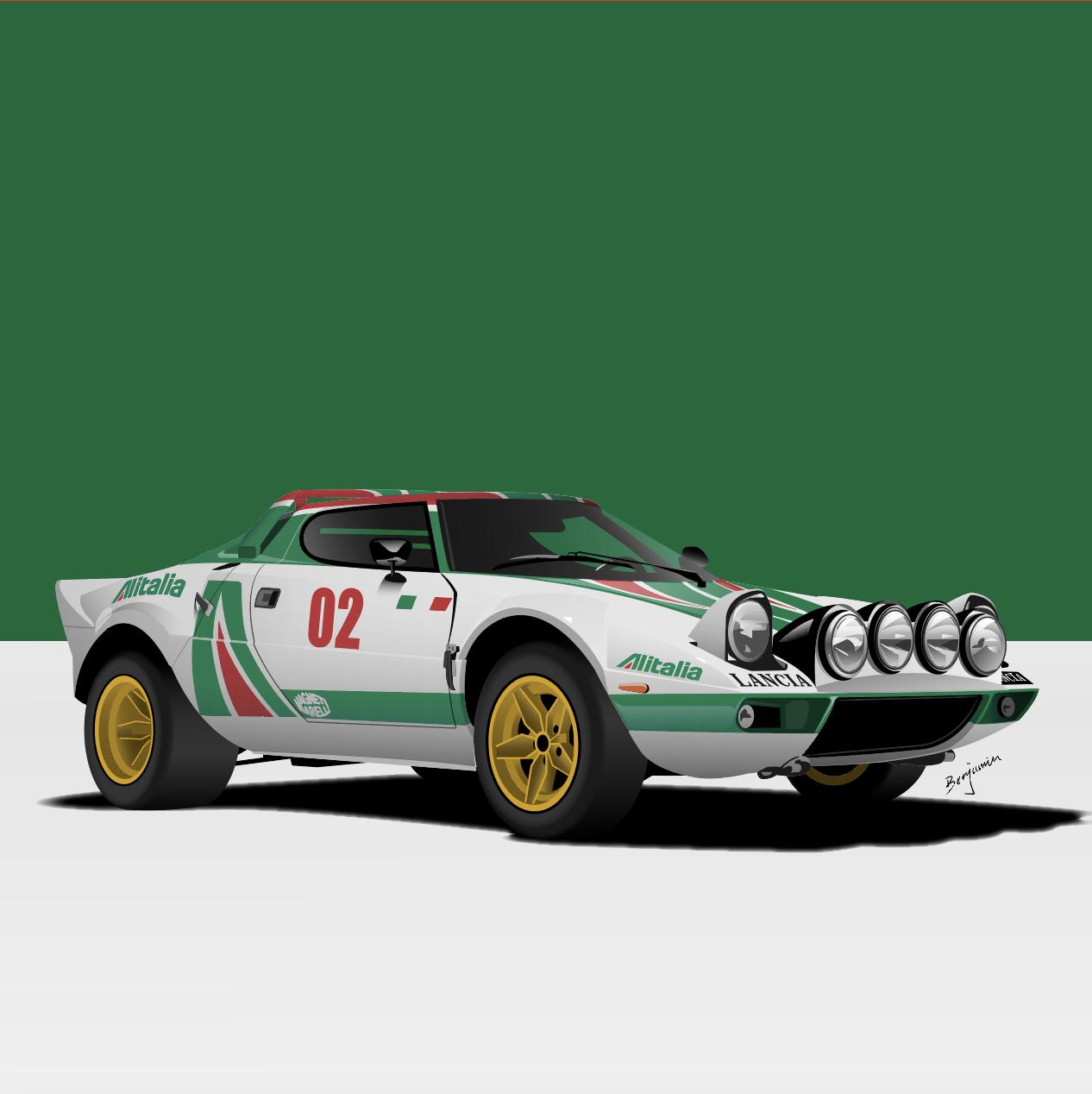 手绘蓝旗亚,蓝旗亚stratoszeroconceptcar