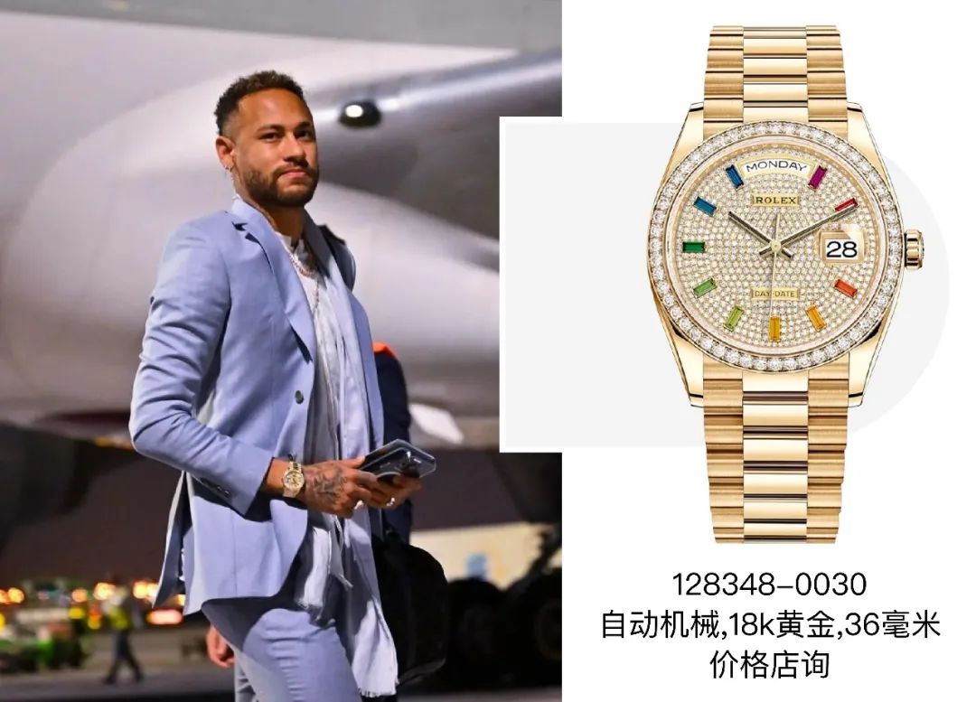 世界杯足球明星戴什么手表,足球运动员戴什么表