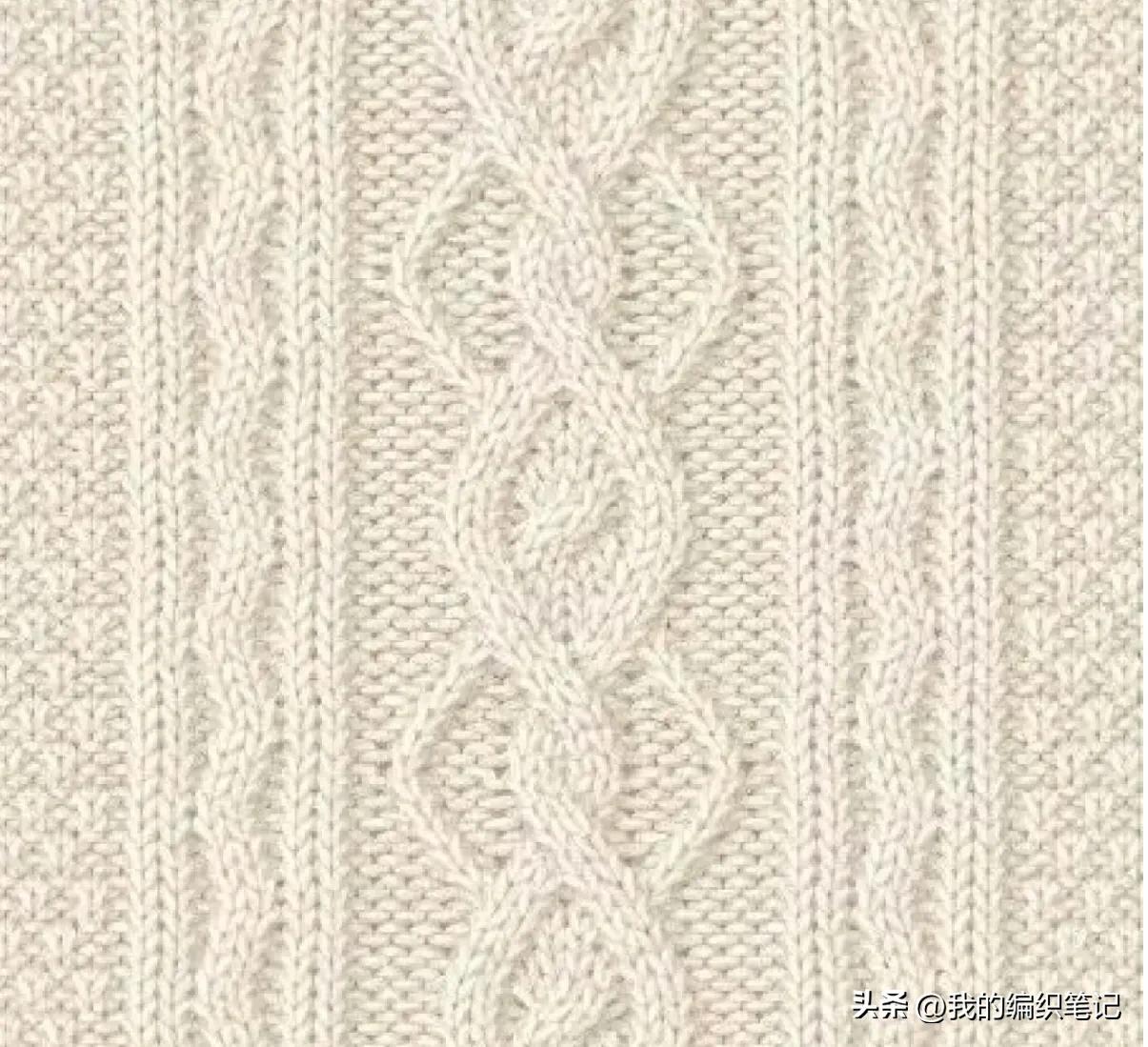 非常实用的棒针编织花样图解图片,编织棒针花样全教程