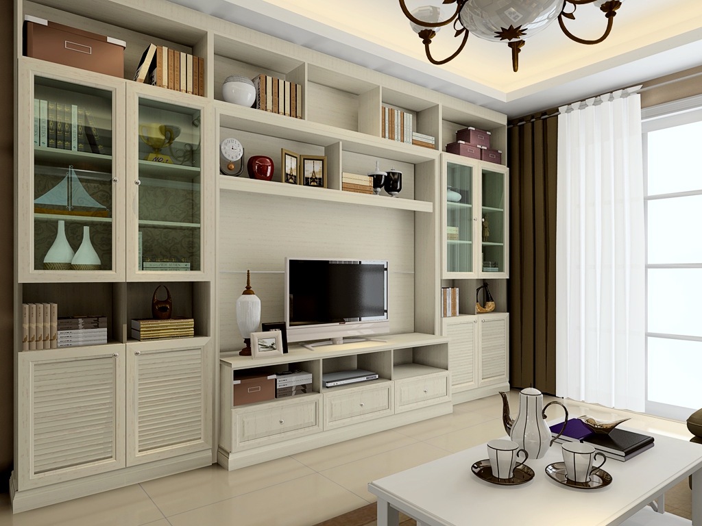 漂亮的电视柜背景墙最新款,7款电视背景墙及电视柜设计