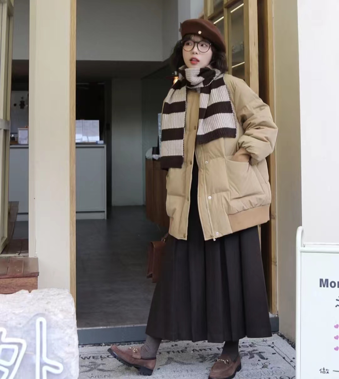 打工人羽绒服穿搭,精致打工人一周穿搭男冬天