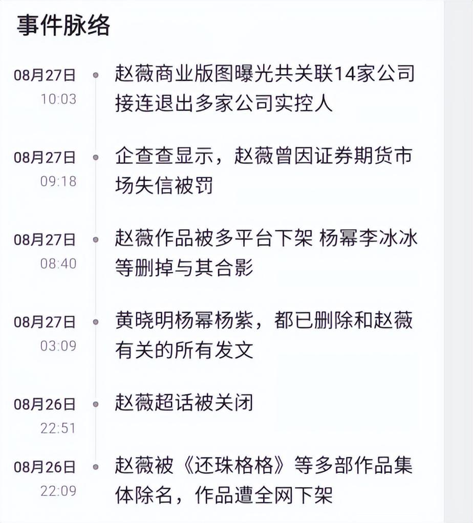 赵薇叛国罪,赵薇涉黑涉恶