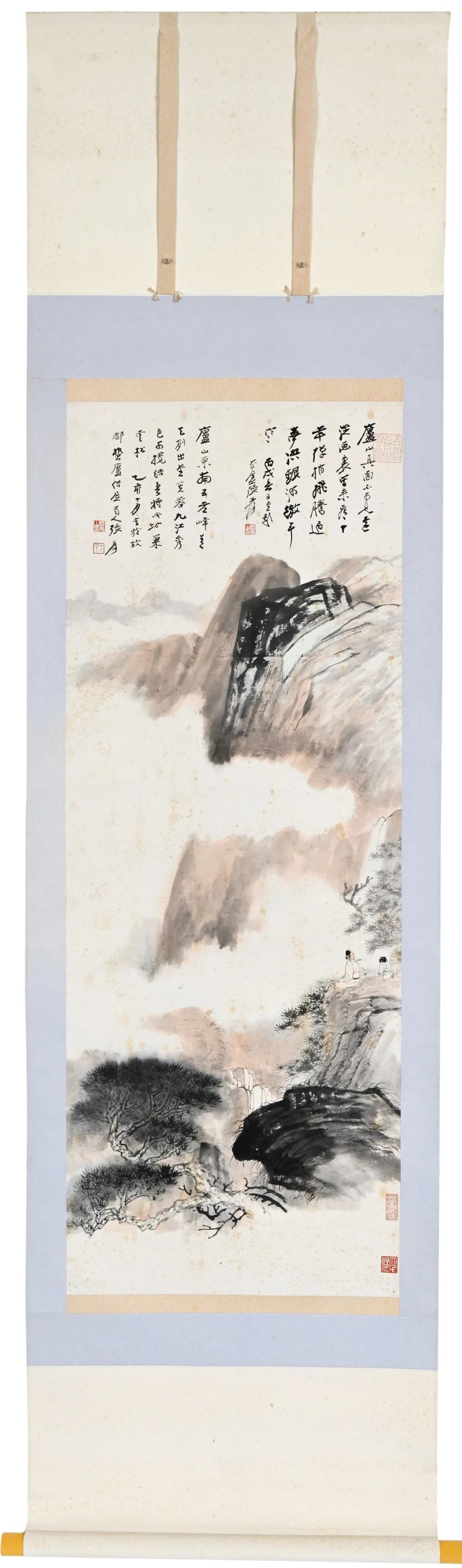 张大千日本,日本人评价张大千山水