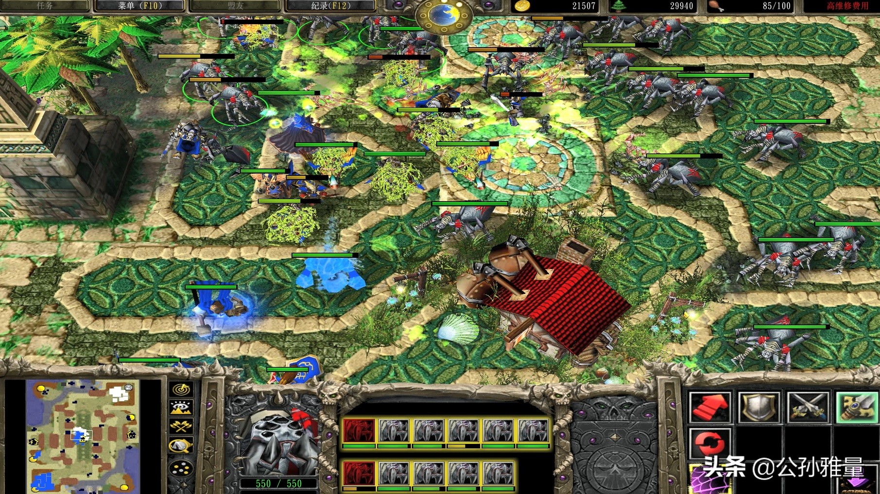 魔兽争霸3令人发狂的人机地图,令人发狂的电脑人族100人口怎么打