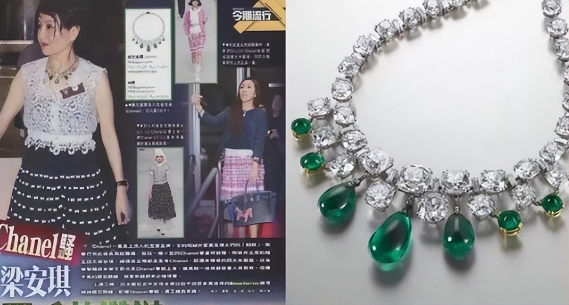 赌王三太和四太翡翠项链对比,赌王三太戴过的钻戒