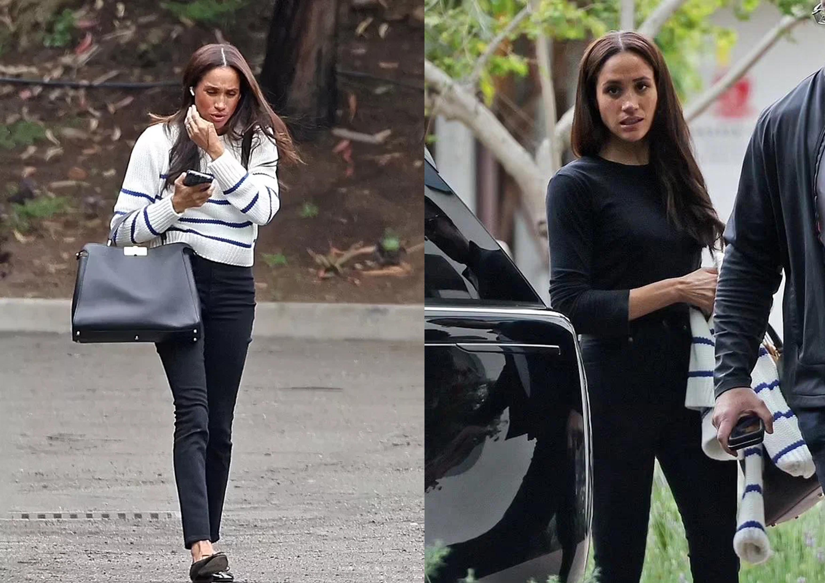 条纹衫这样穿也太时髦了，不仅实用还百搭，连凯特和梅根都爱穿