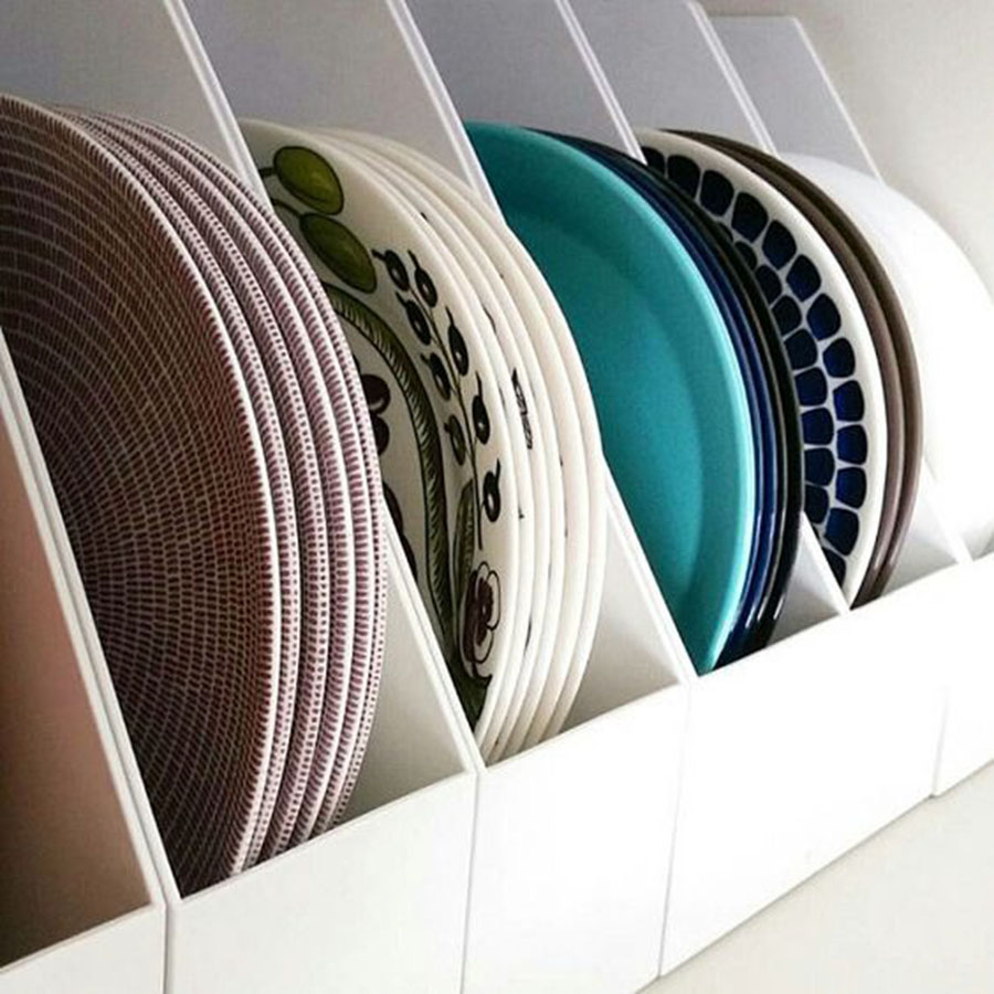 碗盘餐具怎么收纳,盘子餐具收纳小妙招