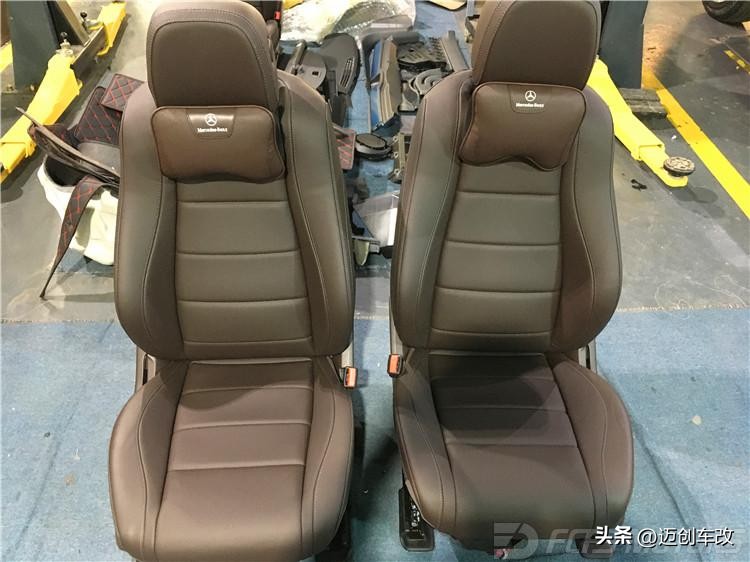 奔驰GLE450座椅改装,奔驰gle450改装后座椅靠背角度