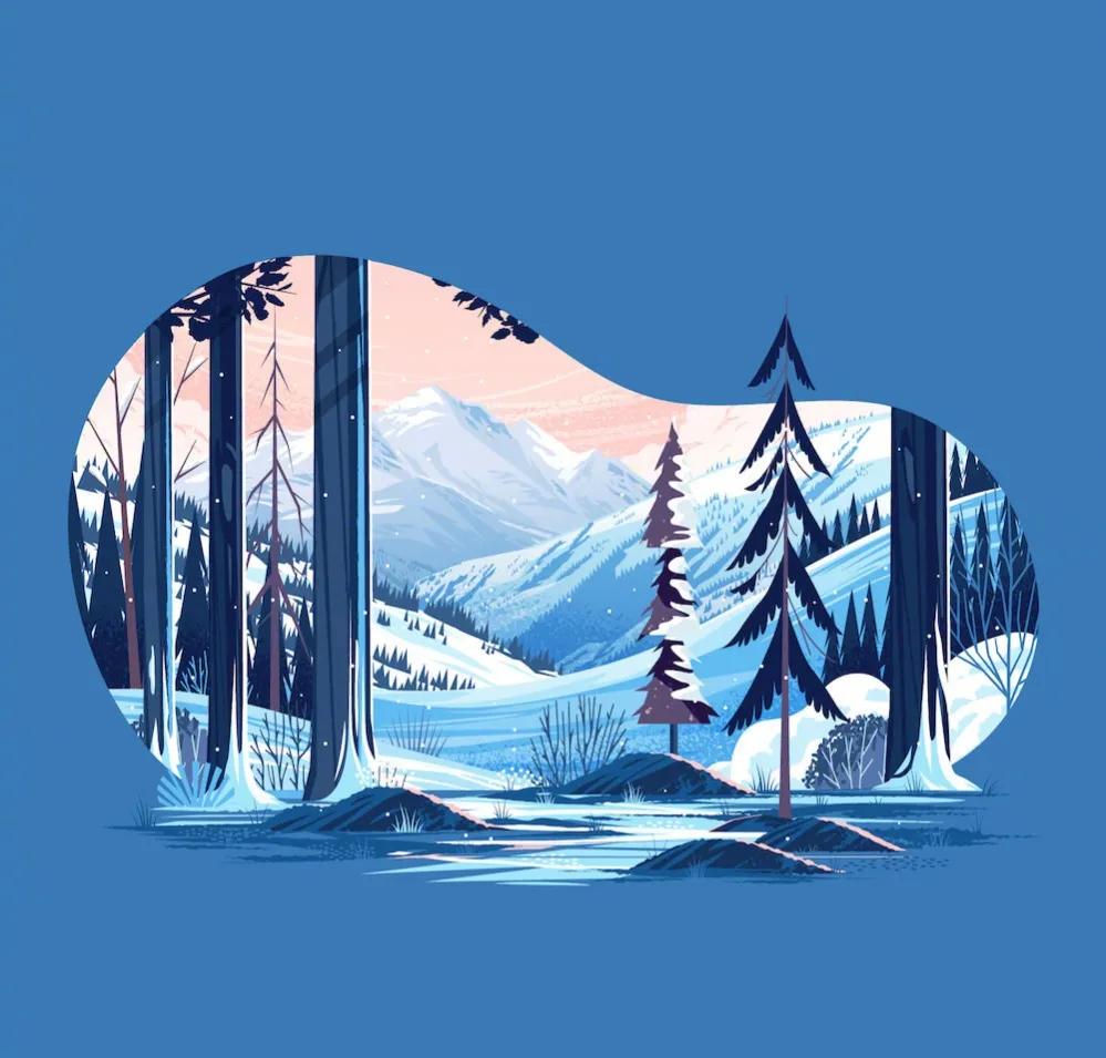 一组极具个人风格的插画,一组很有意境的插画