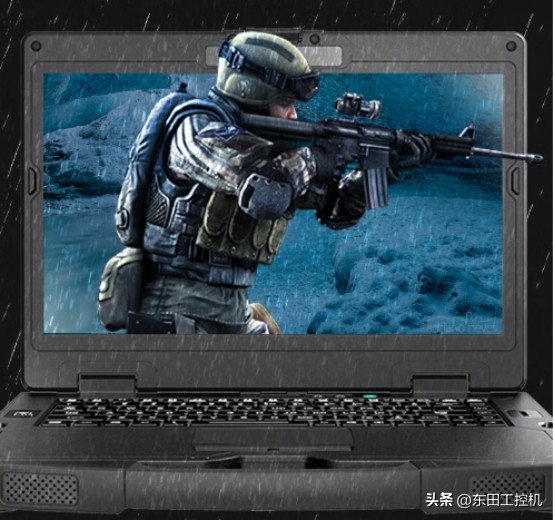 数字军事-实弹射击训练报靶的三防笔记本电脑应用