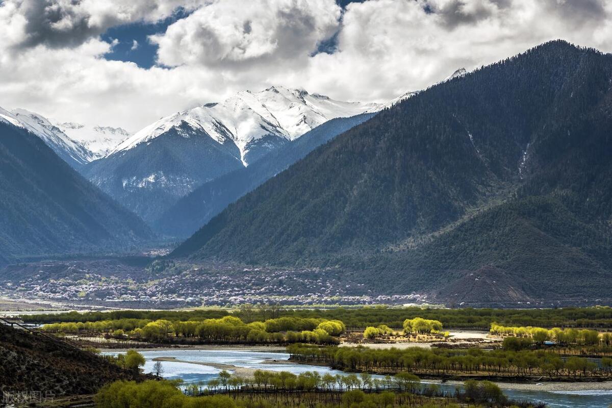 藏南林芝管辖地图,西藏藏南林芝县