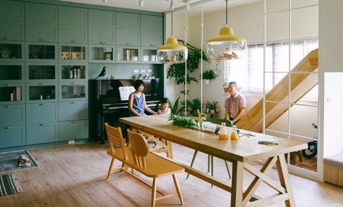 150平的家,给孩子塞下一个运动场