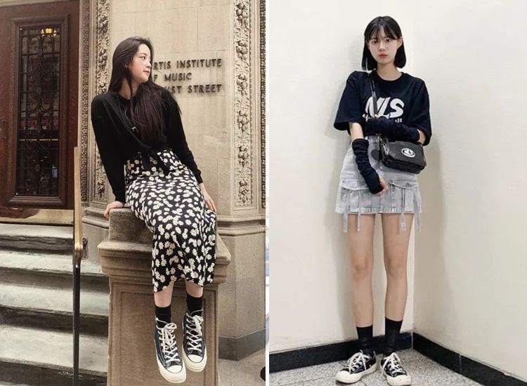 有品位女人别再穿百褶裙了,穿裙子不想穿高跟鞋穿什么鞋好看