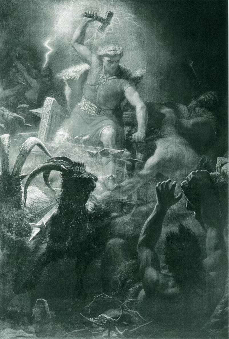 雷神索尔北欧神话是什么梗,北欧神话雷神索尔和奥丁谁厉害