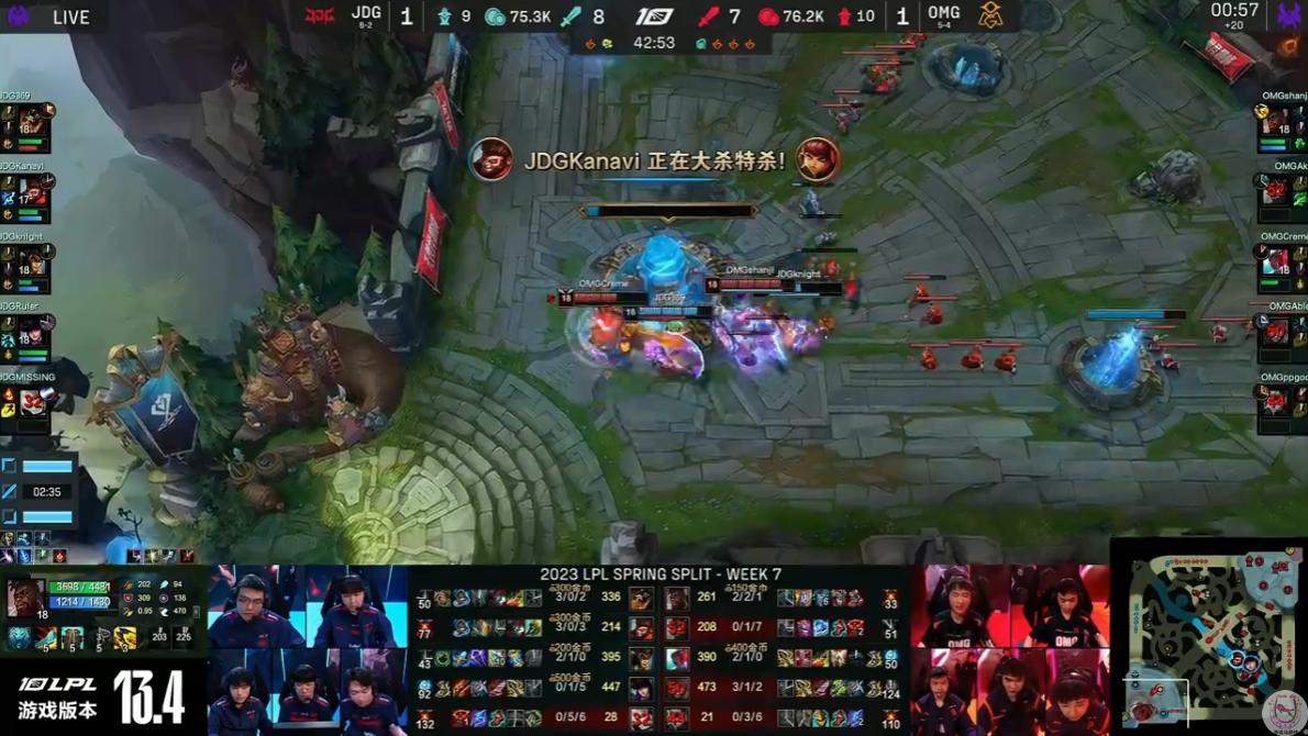 omg翻盘jdg,omg打败edg赛后数据