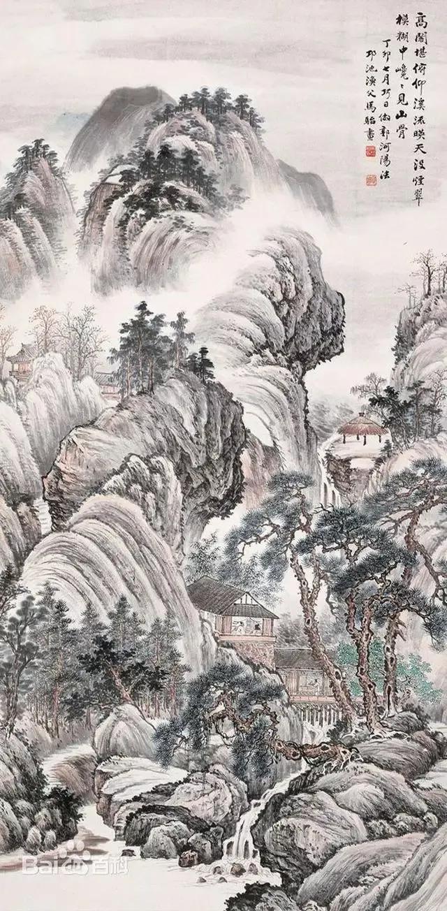 名家画太行山水画作品欣赏,名家孙天牧山水画精选欣赏
