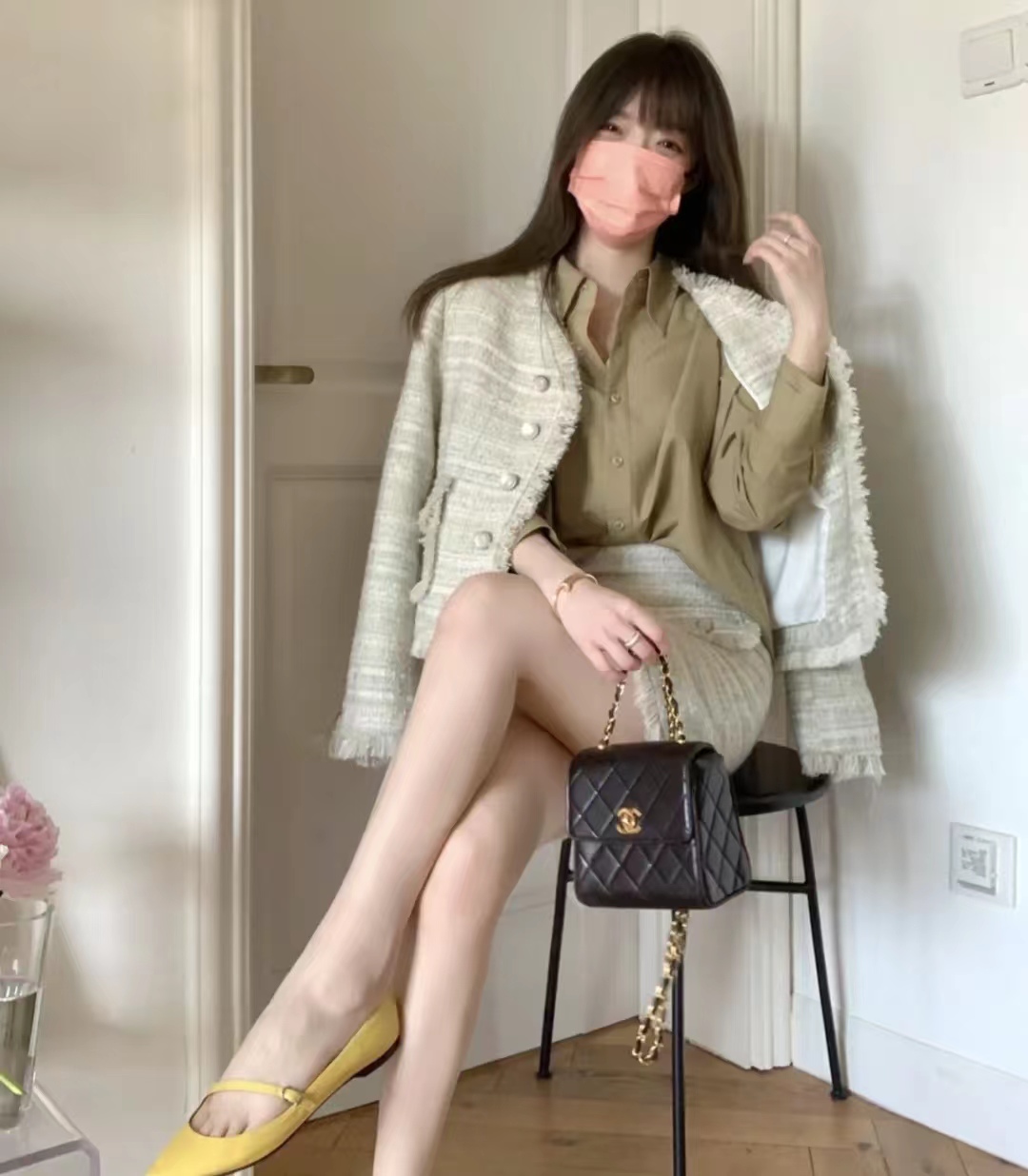 30-40岁洋气外套小香风套装,小香风外套年轻气质搭配