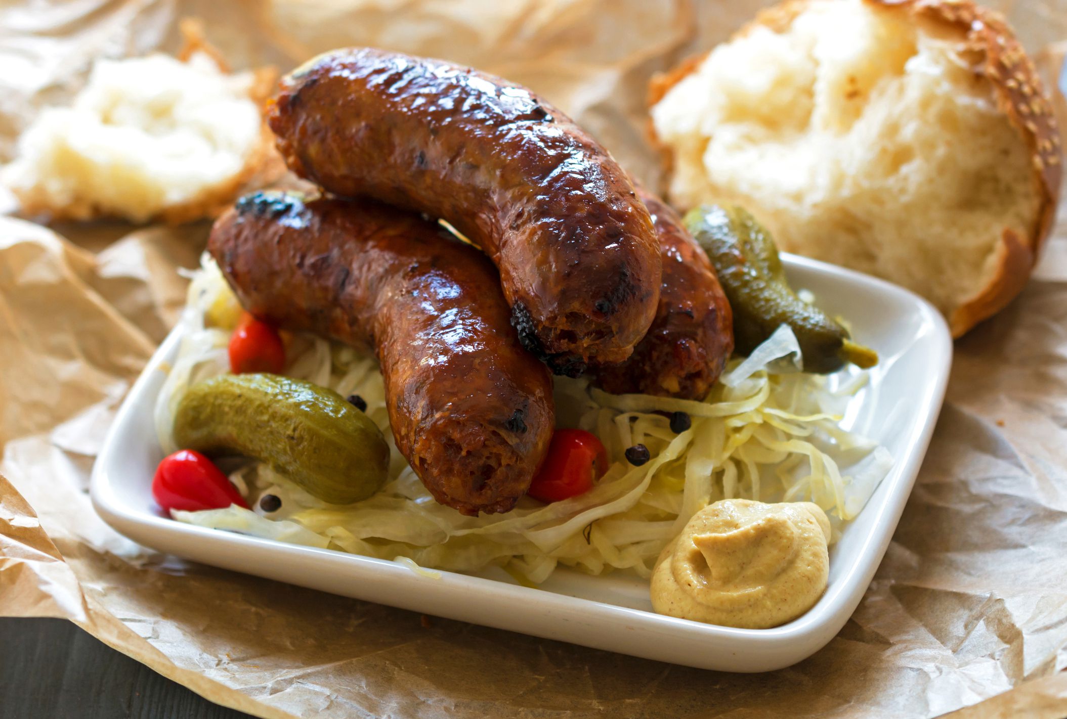 德国香肠和酸菜,德国酸菜和中国酸菜有什么不同