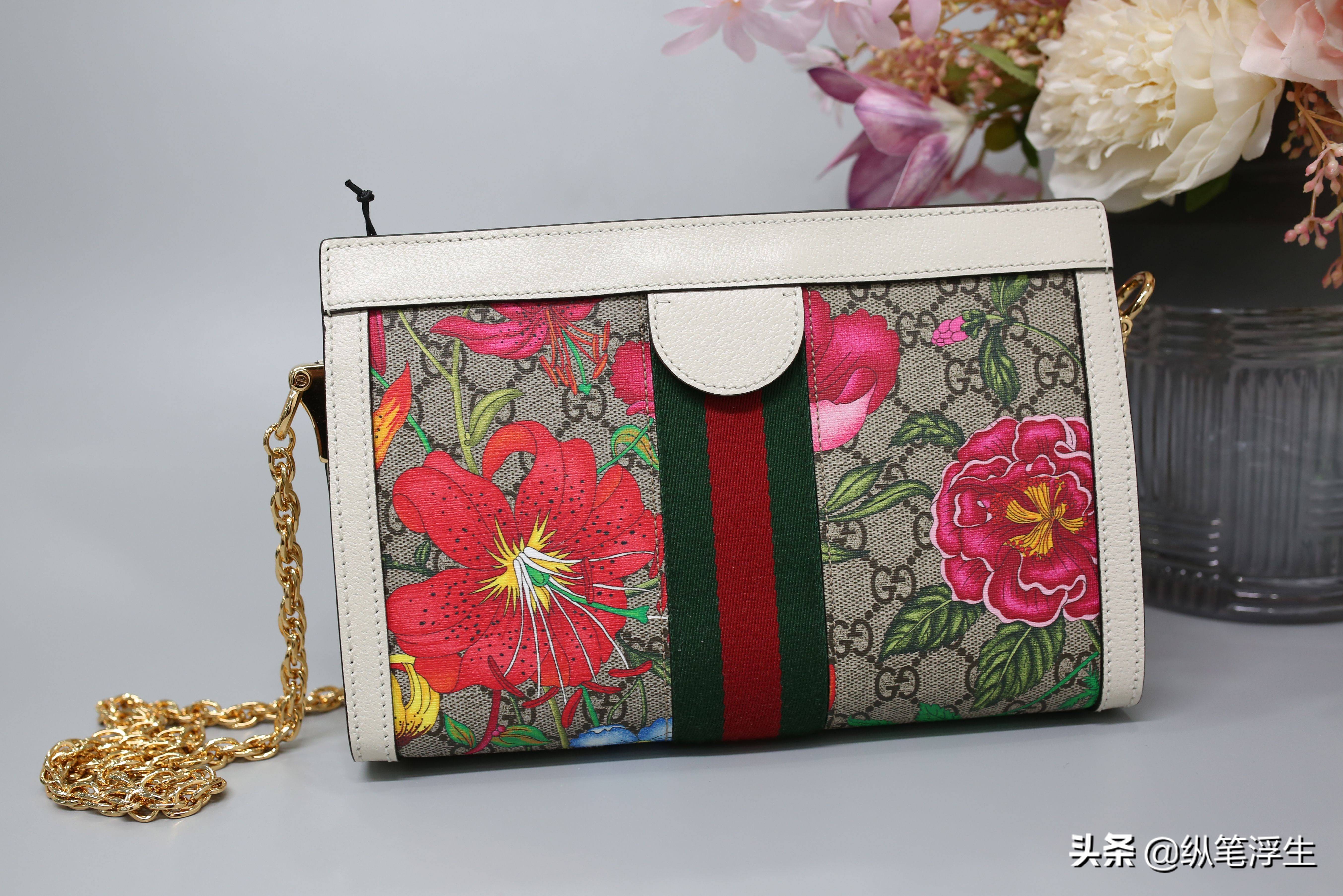 gucciophidia链条包开箱武广,gucciophidia手提包