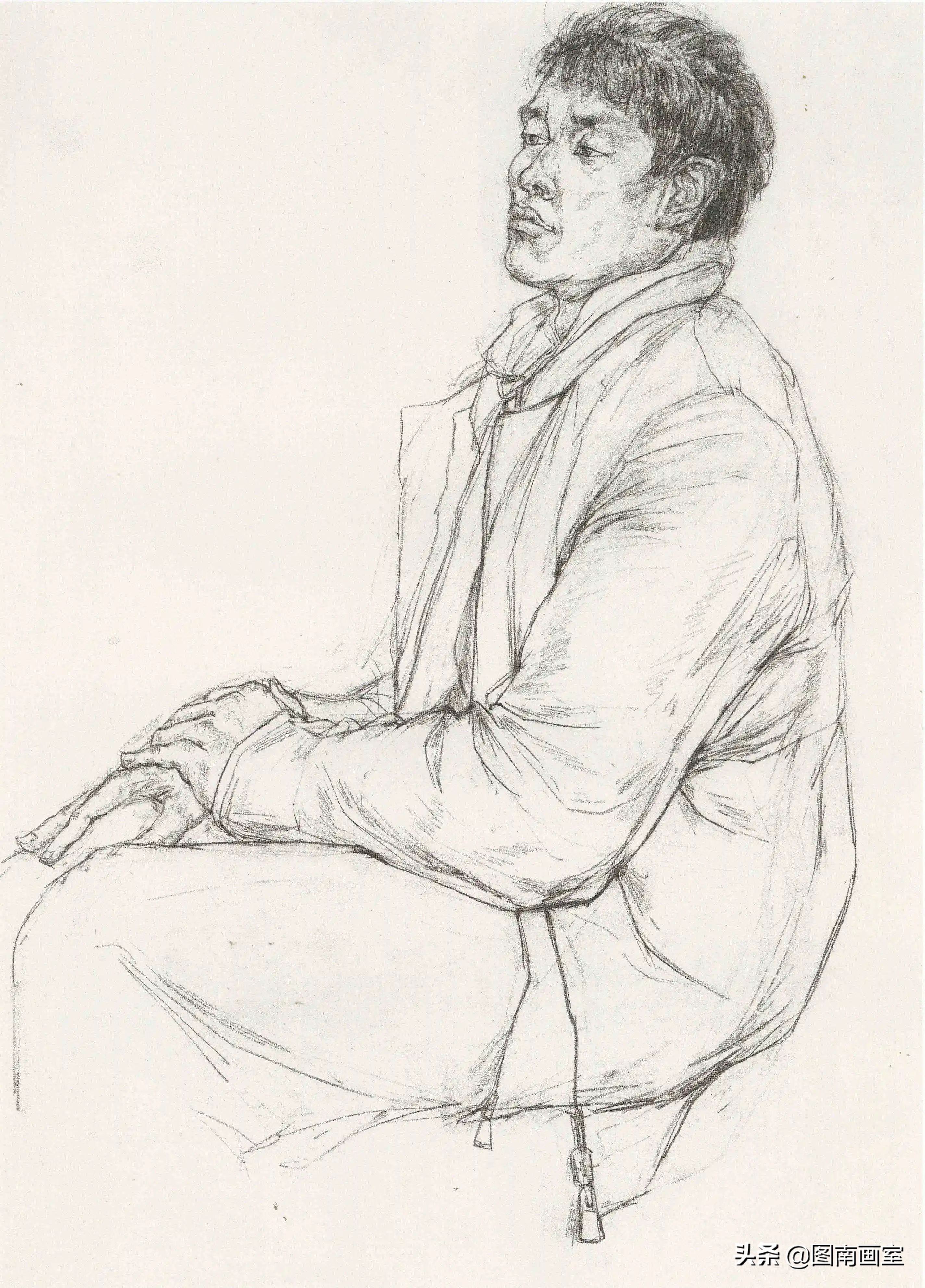 中国美术学院素描头像高分作品,全国素描高分作品