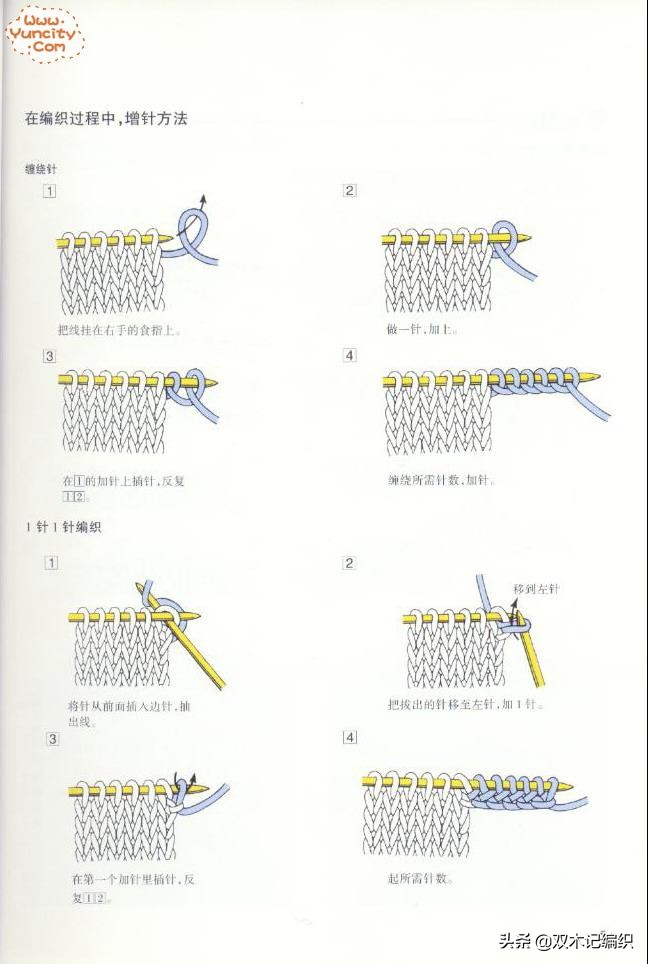 棒针毛衣基础教程挑织挺括的门襟,马甲裙毛衣棒针基础编织
