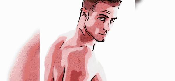 高颜值男模维密,维密秀腹肌男模