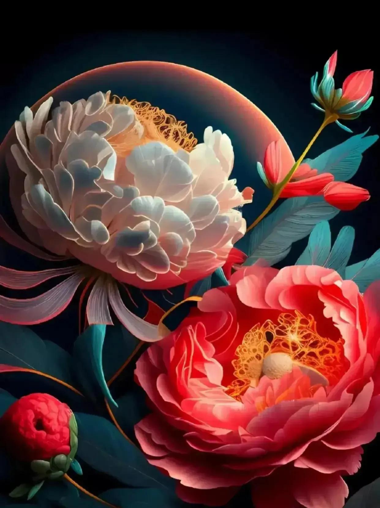 花朵盛开绚丽多彩让人赏心悦目,多姿多彩的花令人心情愉悦