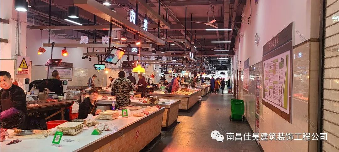 农贸市场设计案例效果图价格,五星级农贸市场设计图