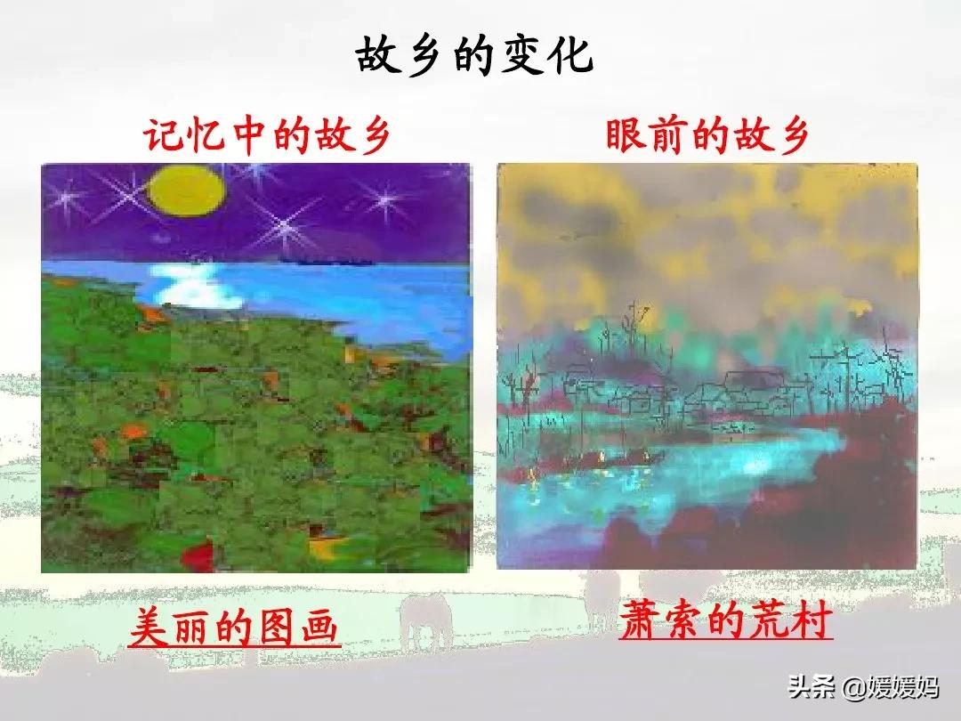 九年级上册语文第15课故乡预习,语文书人教版九上故乡ppt