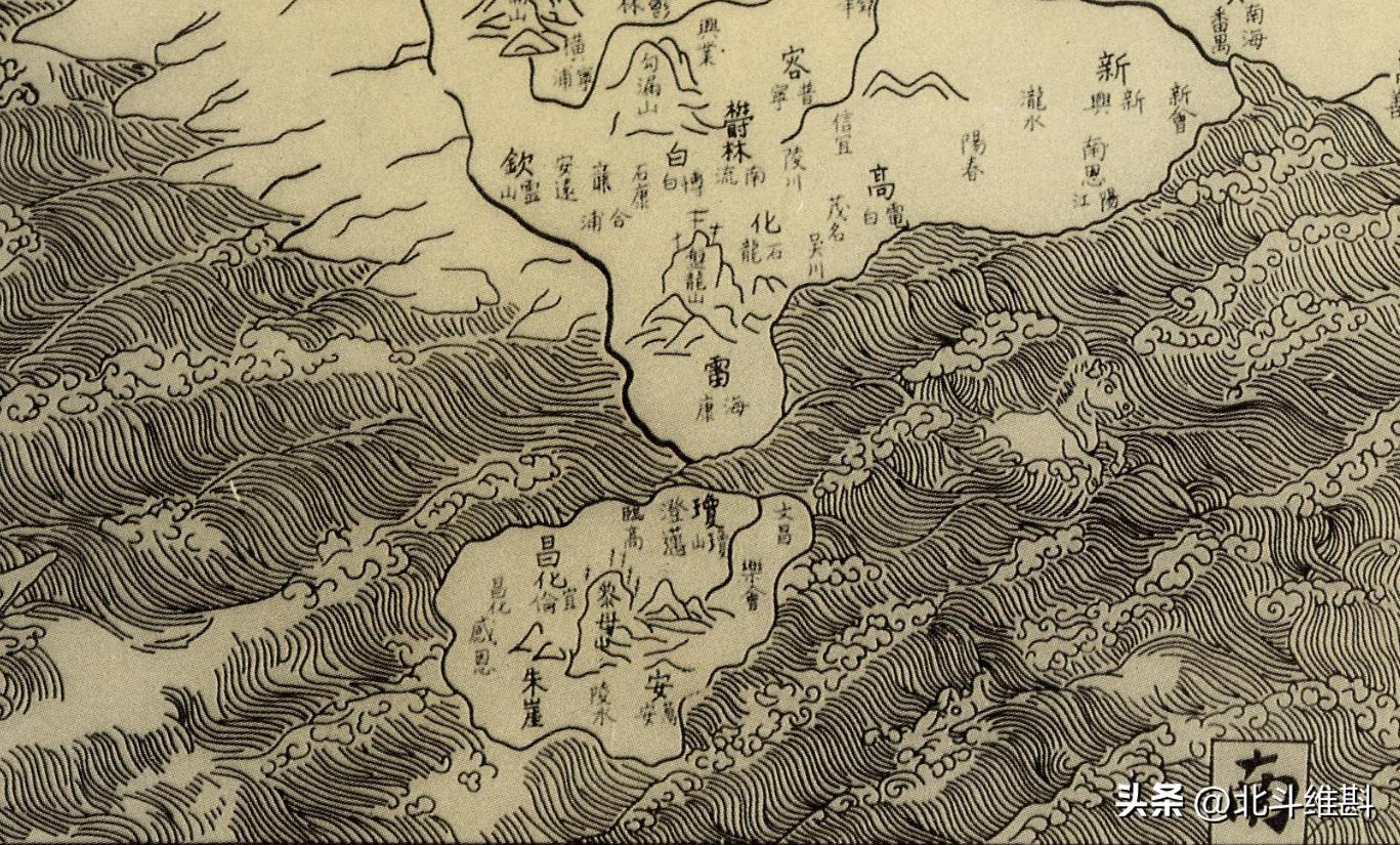 宋朝地图绘画方法图,宋朝世界地图全貌手绘