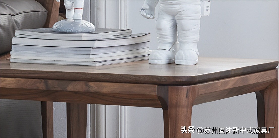 三室两厅简约风实木家具推荐,原木色简约新中式家具实景