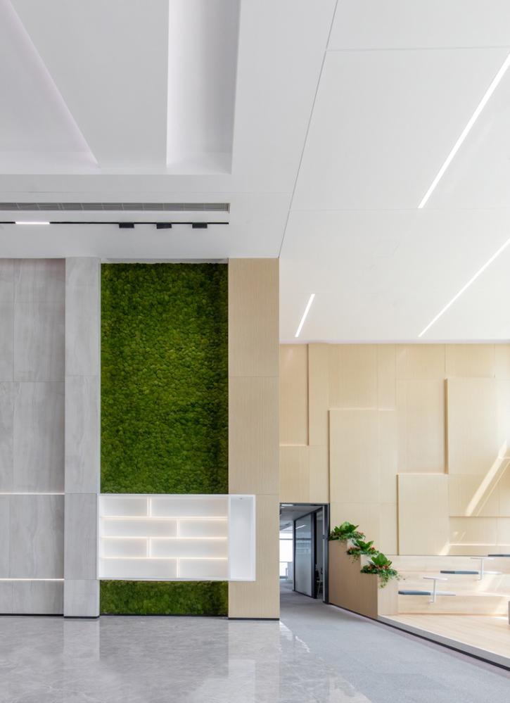 华可可实景落地作品|深圳前海万邑通科技总部办公室