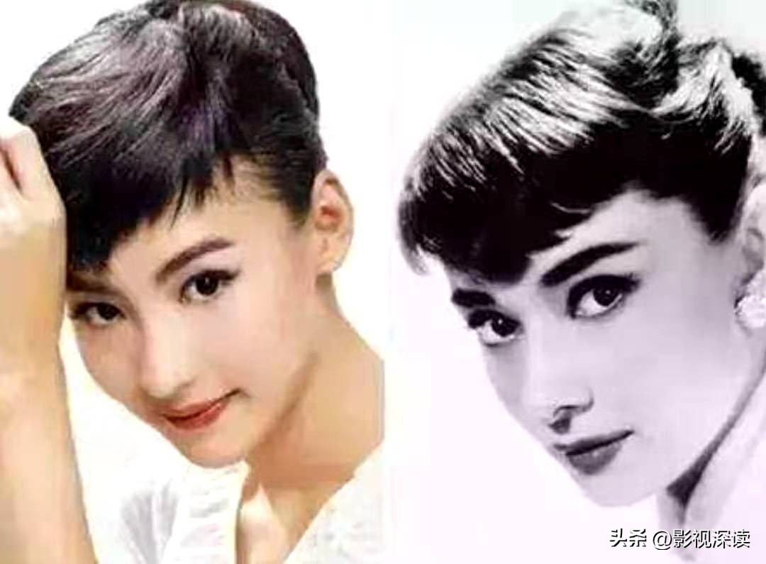 奥黛丽赫本像杨颖,杨颖模仿赫本