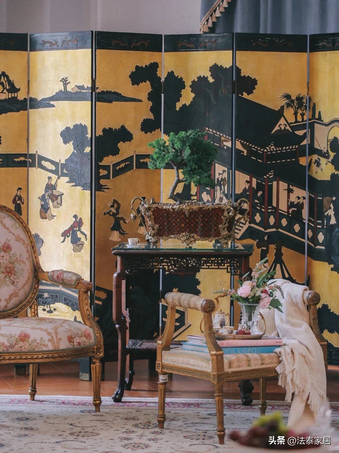 让人惊艳的屏风,高级感的禅意屏风