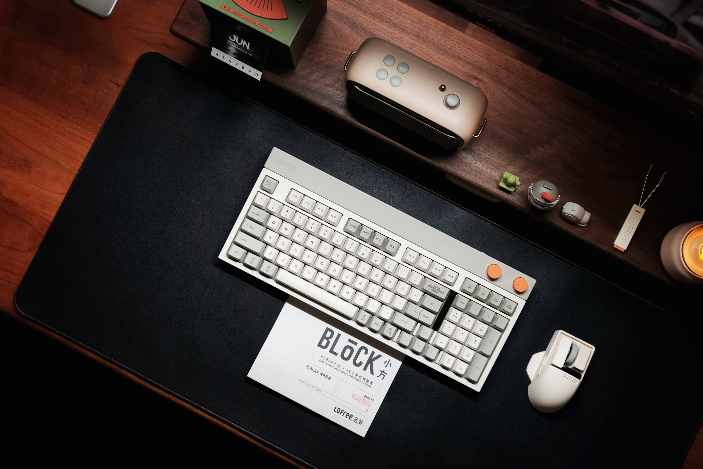 洛斐机械键盘开箱视频,洛斐键盘小方轴