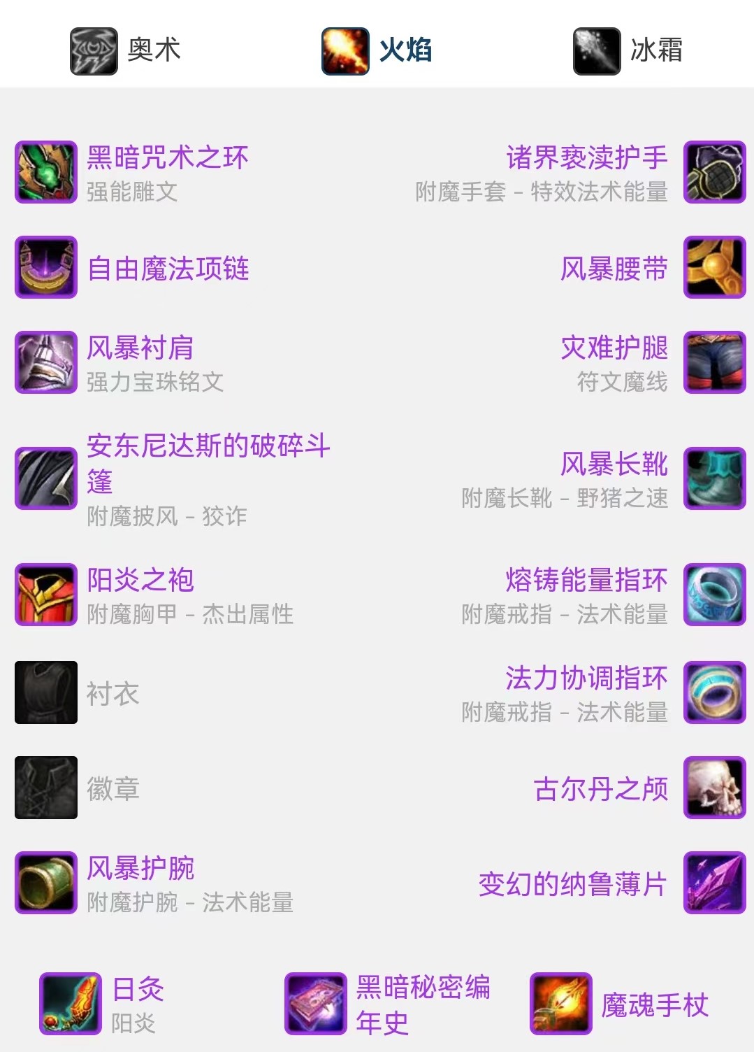 魔兽世界tbc法师p5毕业装备,魔兽世界怀旧服tbcp5图纸掉落