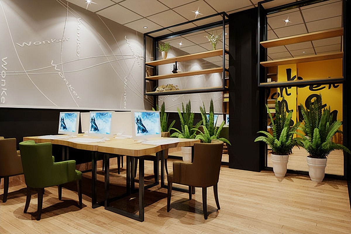 科技网咖设计案例,网咖创意设计