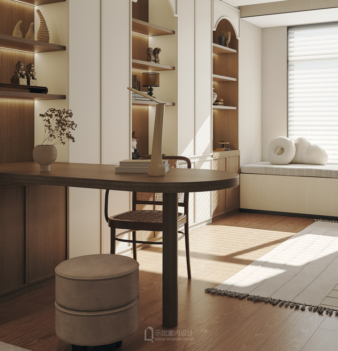 示觉设计|170㎡中粮瑞虹海景壹号,自然系轻法柔和私宅