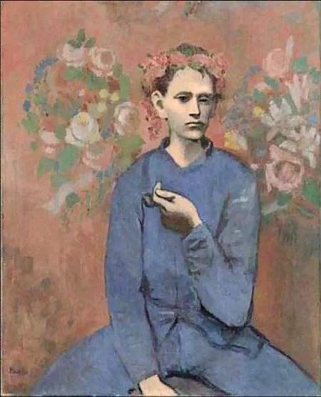 毕加索年轻时的样子,毕加索年轻的时候的照片