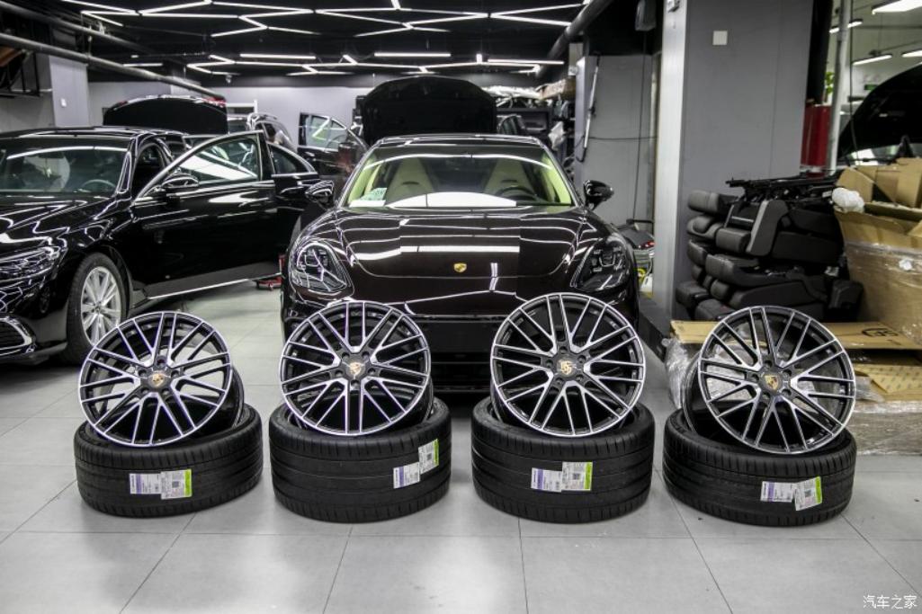 青岛保时捷panamera,保时捷panamera原车19寸轮毂