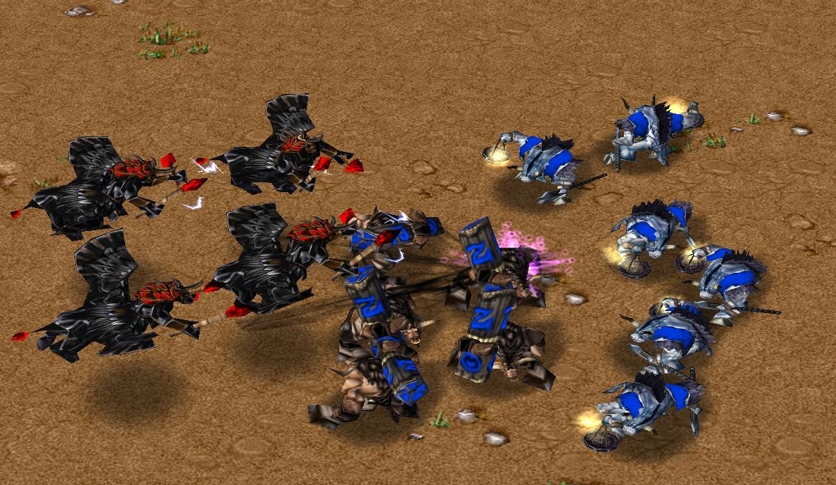 魔兽争霸3:使用黑白牛战术,遭遇不同克制方案,有3种应对方法