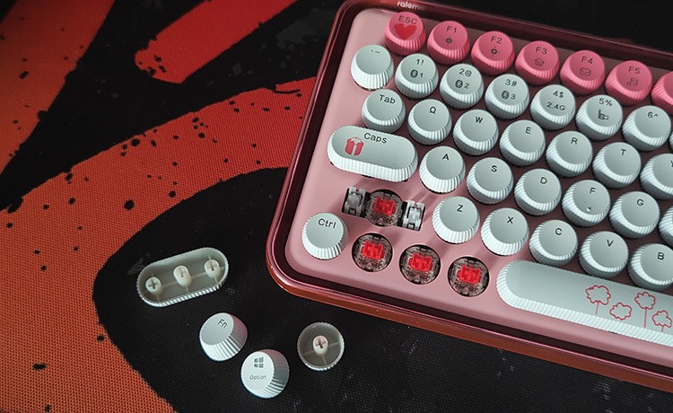 雷柏ralemopre5圣诞版机械键盘,雷柏pre5键盘