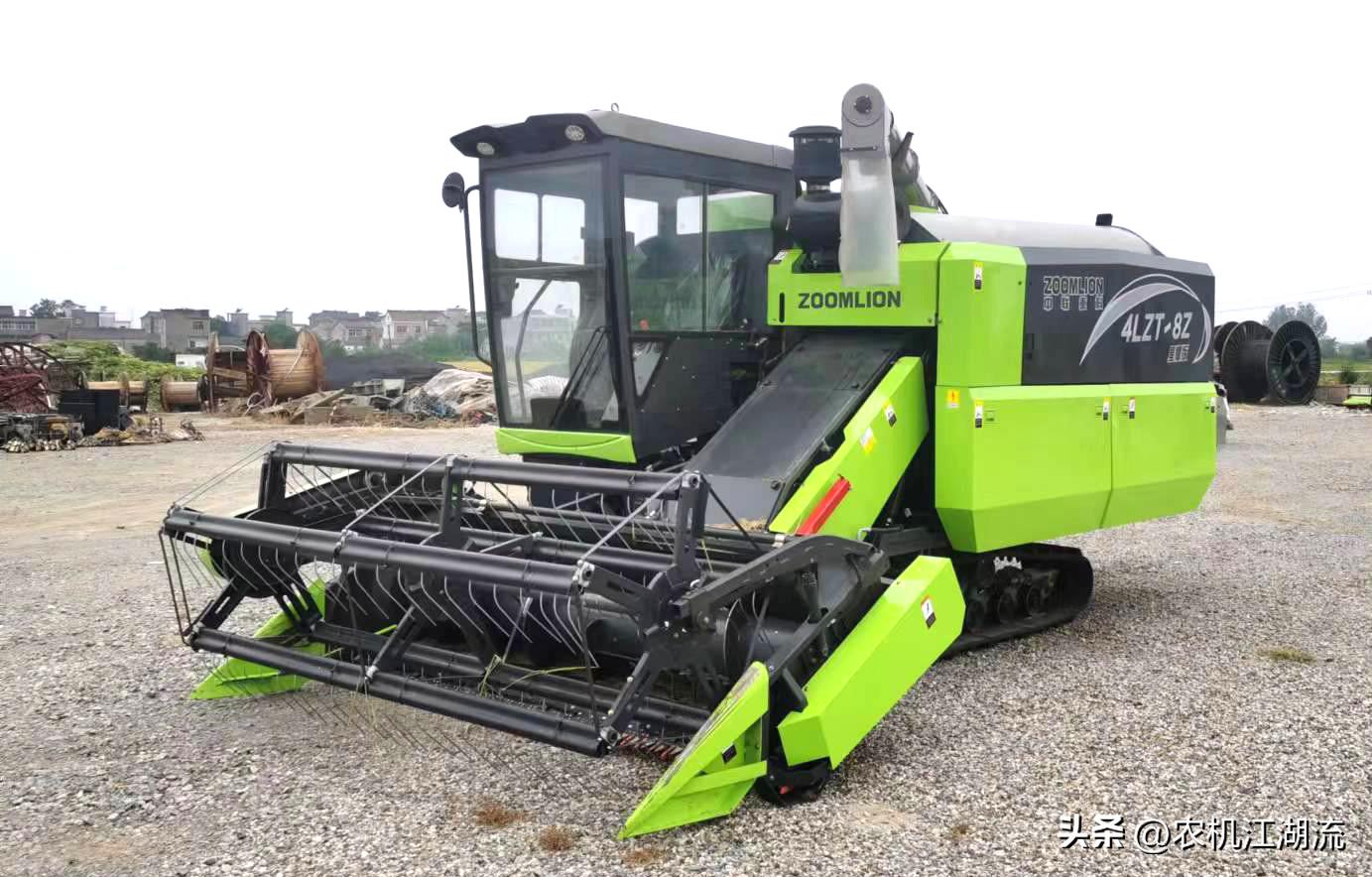 履带式沃得联合收割机,履带式收割机雷沃谷神与沃得