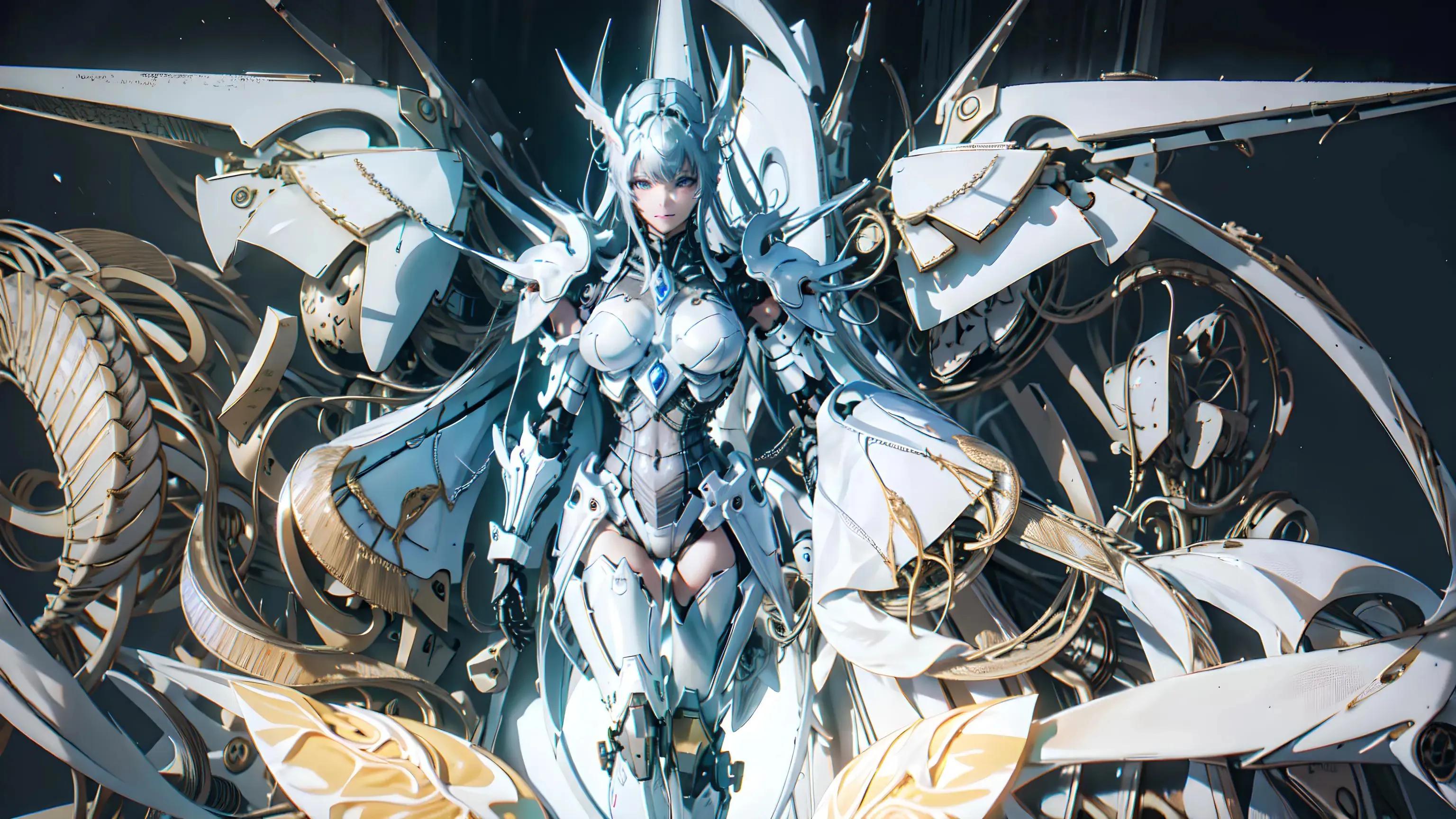 机甲少女壁纸手机,二次元机甲壁纸超清4k手机