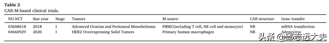 无所不CAR：从CAR-T、CAR-NK到CAR-M