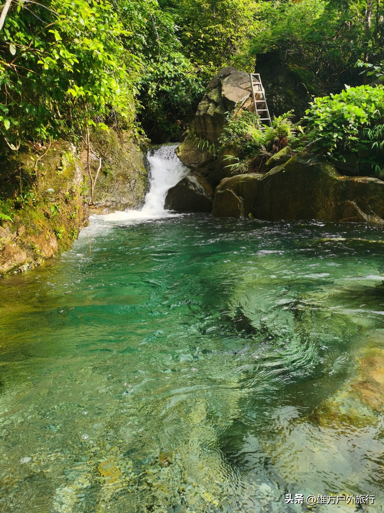 猴寨瀑布图片,猴寨溪谷