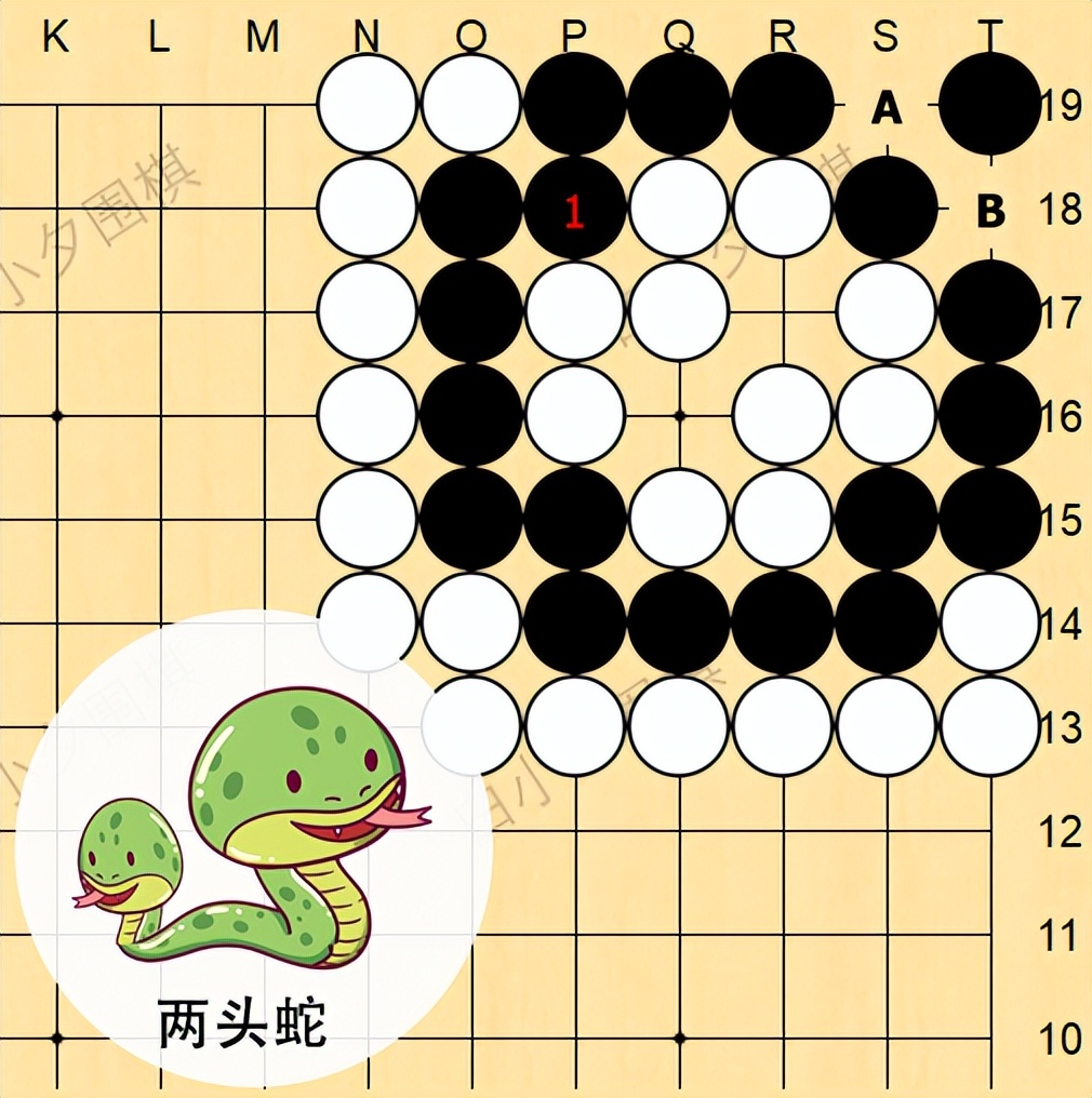 围棋里的动物术语,围棋关于蛇的技巧